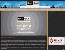 Tablet Screenshot of cakcakinsaat.com